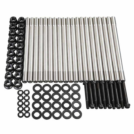 ARP Diesel Custom Age 625+ Head Stud Kit 250-4205 for 2003-2010 Ford 6.0L Powerstroke. Includes high-strength head studs, 12-point chrome moly nuts, and hardened washers.