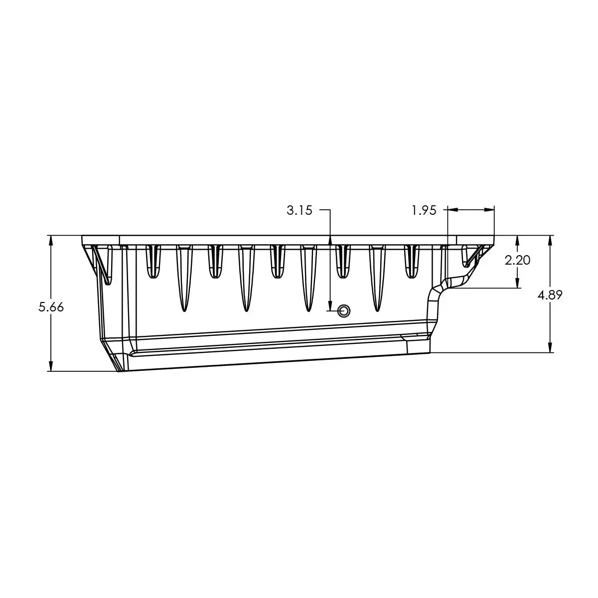 PPE 2013-2024 RAM 2500/3500 6.7L w/ AS69RC Transmission Heavy-Duty Cast Aluminum Transmission Pan PPE