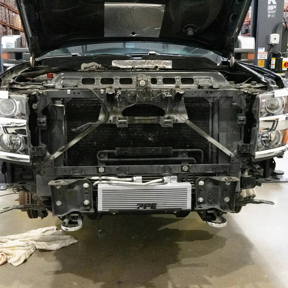 PPE 2017-2019 GM 6.6L Duramax w/ Allison Transmission Performance Transmission Cooler Bar and Plate PPE