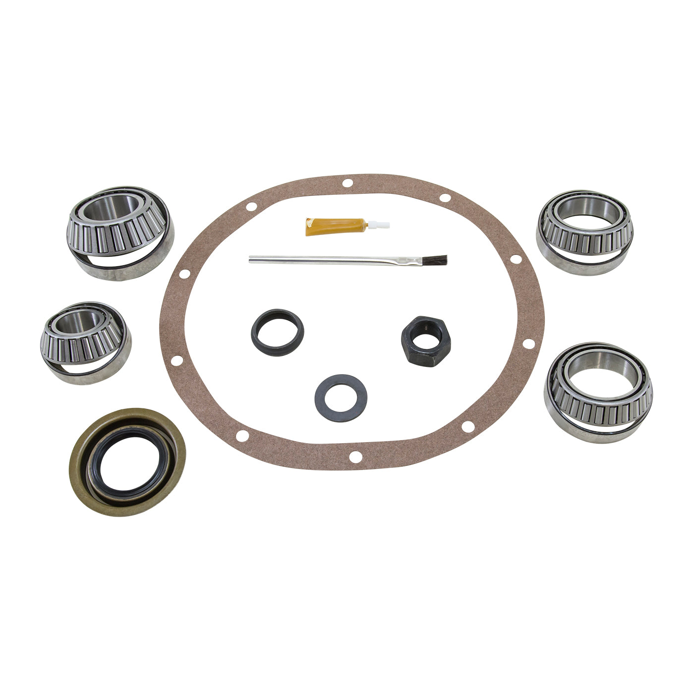 Bearing Install Kit For '01 & Up Chrylser 9.25 Inch Rear Differential 01-10 9.25 Inch Rear Chrylser Bearing Kit (Some 11-12 Zf W/O Staked Pinion Nut) Yukon Gear