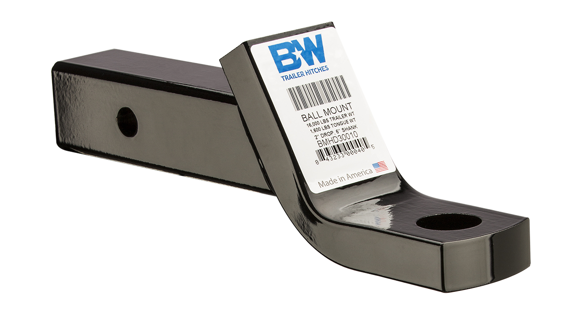 B&W Trailer Hitches BMHD30010 Ball Mount 16K 2" Drop - primary image