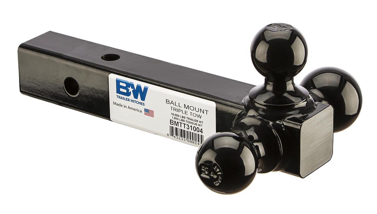 B&W Trailer Hitches BMTT31004 10K Triple Tow Ball Mnt-Pcwbag - primary image