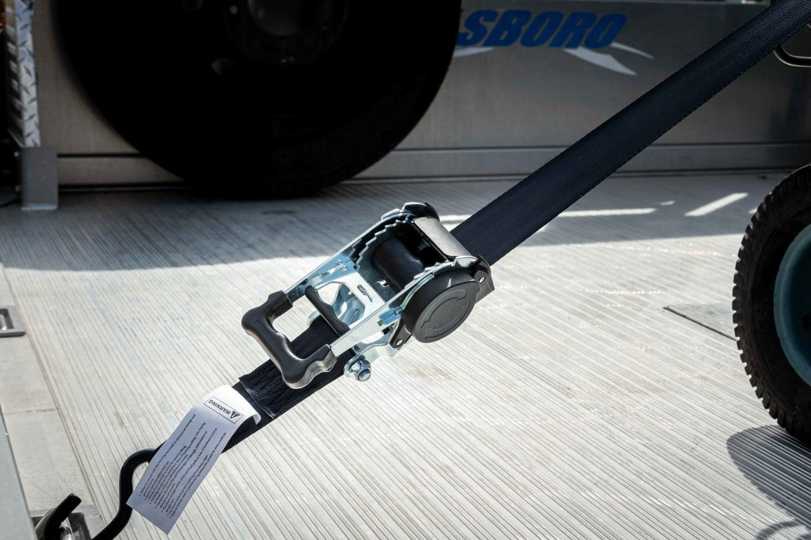 Heavy Duty 2 inch Auto Retractable Ratchet Strap BulletProof Hitch BulletProof Hitches