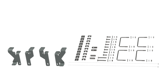 B&W Trailer Hitches RVK2600 Custom Installation Kit For Universal Mounting Rails For Some RAM Trucks - primary image