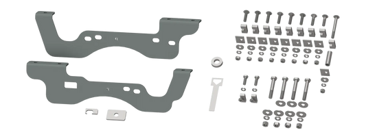 B&W Trailer Hitches RVR2406 Custom Installation Brackets For Universal Mounting Rails For Some Ford Trucks - primary image