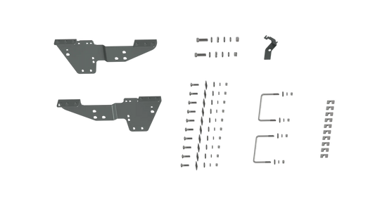 B&W Trailer Hitches RVR2500 Custom Installation Brackets For Universal Mounting Rails For Some Ford Trucks - primary image