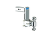 B&W Trailer Hitches TS20040C 2.5" Model10 Chrom T&S Dual Ball 2-5/16 X 2 - primary image
