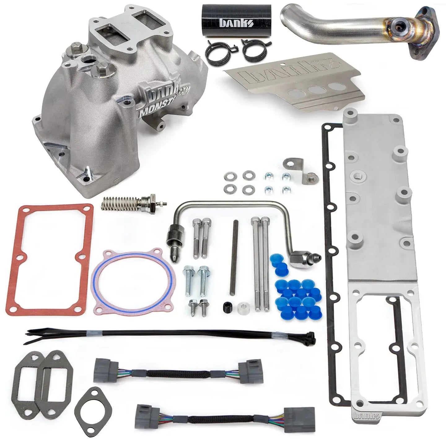 Banks Power Monster-Ram Intake and Killer Grid Heater Upgrade – 2013-2018 Ram 3500/4500/5500 6.7 L Cummins Chassis-Cab Banks