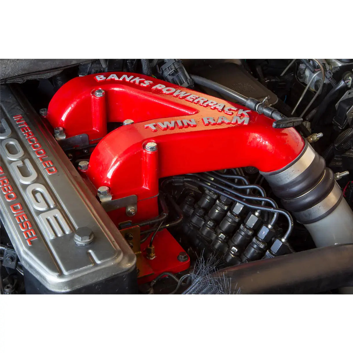 Banks Power Twin-Ram Intake Manifold  – 1994-1998 Ram 2500/3500 5.9L Cummins Non-EGR Banks