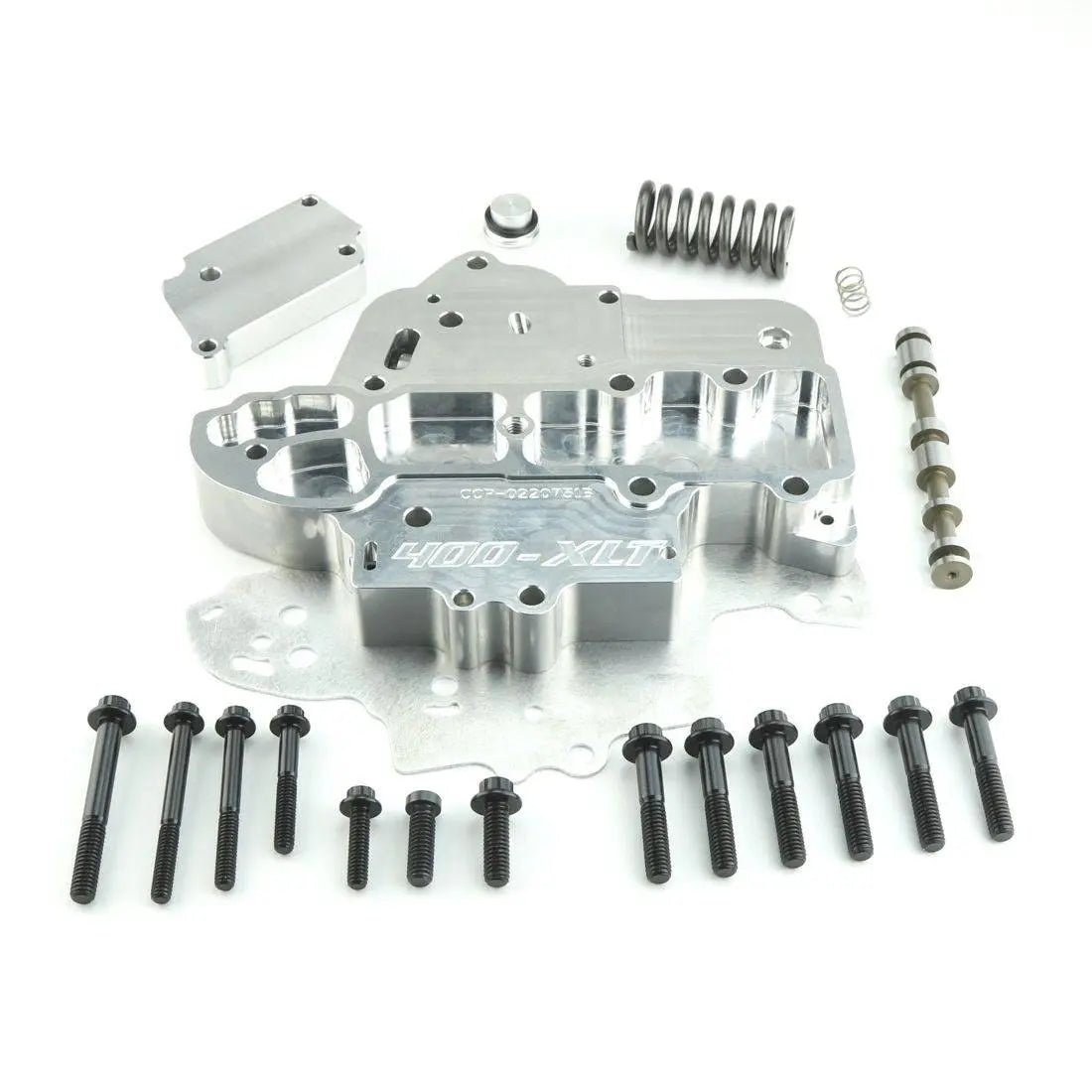 Billet Aluminum Manual Valve Body Kit - Reversed Pattern, PRN123
