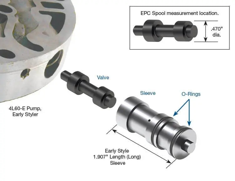 Boost Valve Kit - Early Style, .470" Dia., O-ring Style