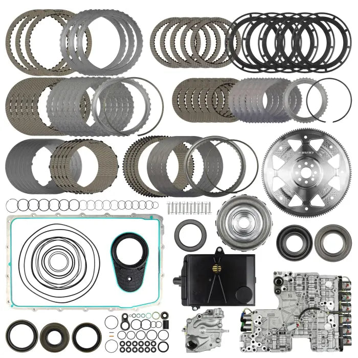 CATEGORY 4 10R80 REBUILD KIT, ADDED CAPACITY. E & F GPZ & VALVEBODY & FLEXPLATE
