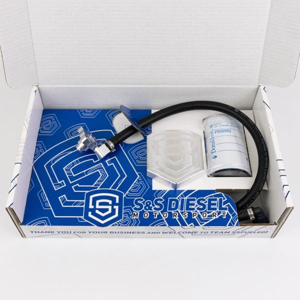Gen2.1 2011-2025 6.7L Power Stroke CP4 Disaster Prevention Kit Billet Filter Head Upgrade With Filter S&S Diesel SS Diesel Motorsport