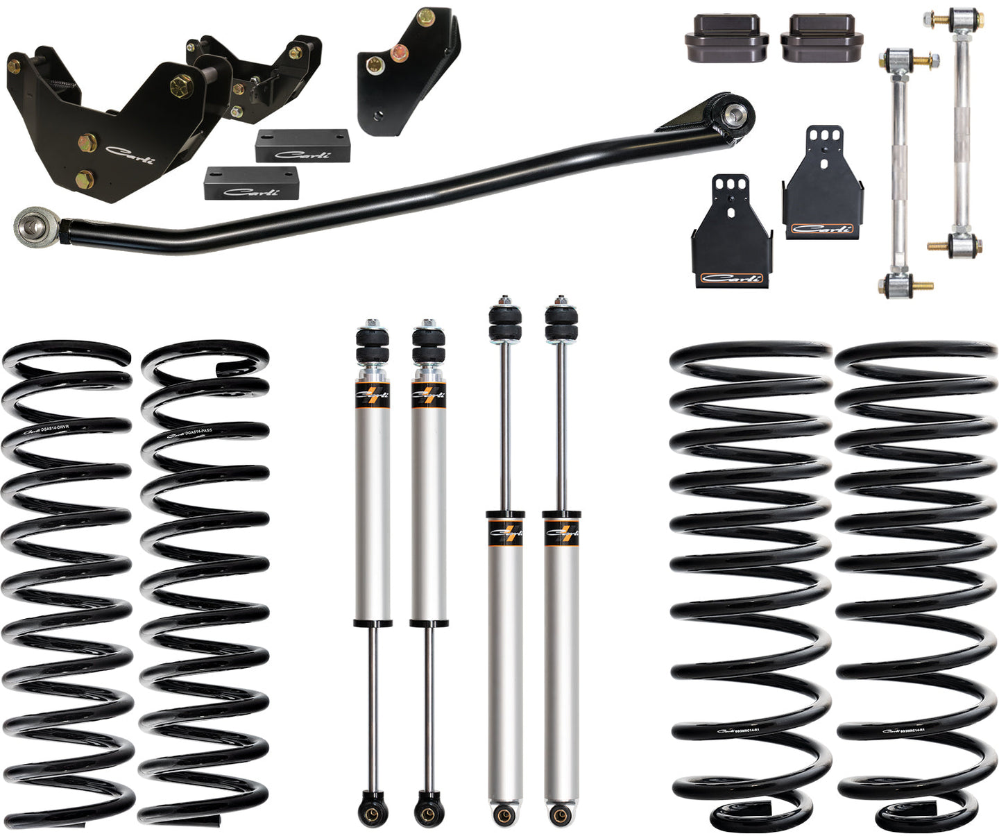 14-18 RAM 2500 4x4 Power Wagon 3 inch Lift Commuter System R2 Coils Carli Suspension Carli Suspension