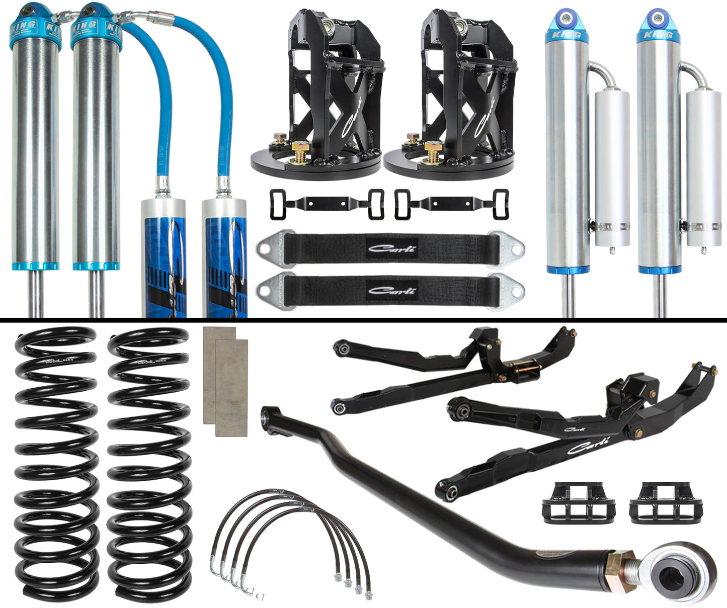 Dominator Leveling Base 3 Lift 03-09 RAM 2500/3500 Diesel Long Arm Carli Suspension Carli Suspension