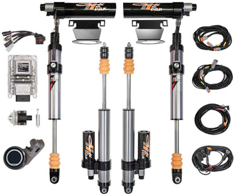 compare product 19-23 RAM 2500 4x4 Diesel Eventure 2.5 Inch RR Front & Rear Shock Package 3.25 inch Lift RES Mounts & Brake Line Tabs Carli Suspension