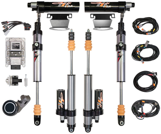 19-23 RAM 2500 4x4 Diesel Eventure 2.5 Inch RR Front & Rear Shock Package 3.25 inch Lift RES Mounts & Brake Line Tabs Carli Suspension Carli Suspension