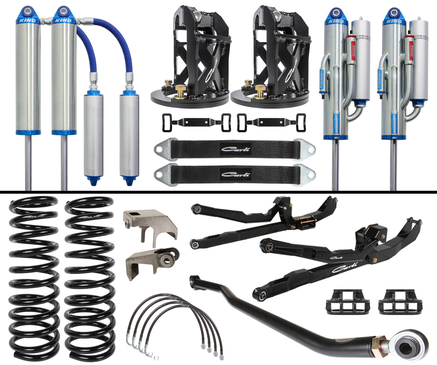 Unchained 3.5 System Base 3 Lift 10-11 RAM 2500/3500 Diesel Long Arm Carli Suspension Carli Suspension