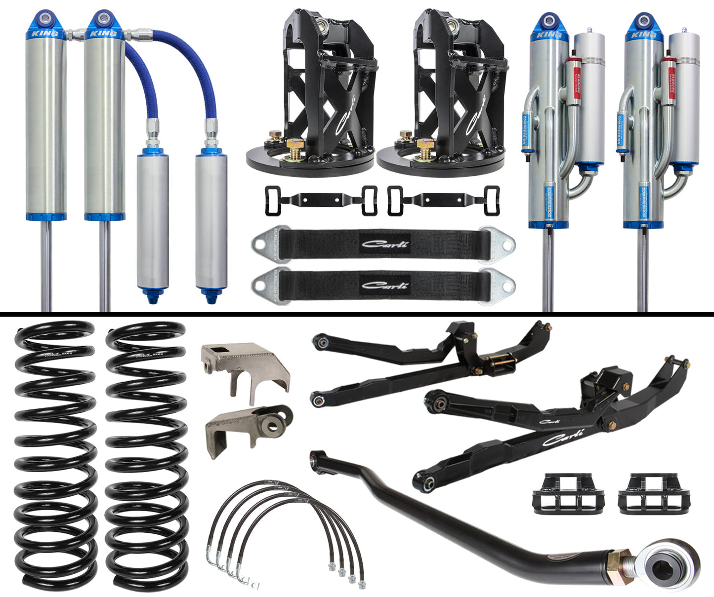 Unchained 3.5 System Base 3 Lift 10-11 RAM 2500/3500 Diesel Long Arm Carli Suspension Carli Suspension