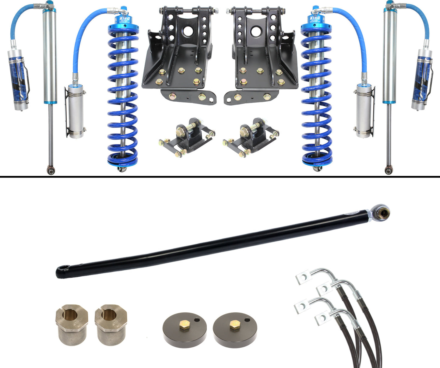 Coilover 2.5 System Base 4.5 Lift 2005-07 Ford F250/F350 Diesel 4x4 Carli Suspension Carli Suspension