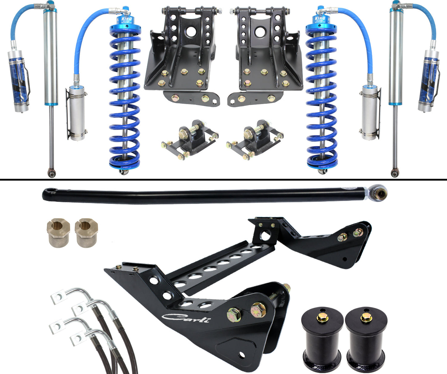 Coilover 2.5 System Base 4.5 Lift 2011-16 Ford F250/F350 Diesel 4x4 Carli Suspension Carli Suspension