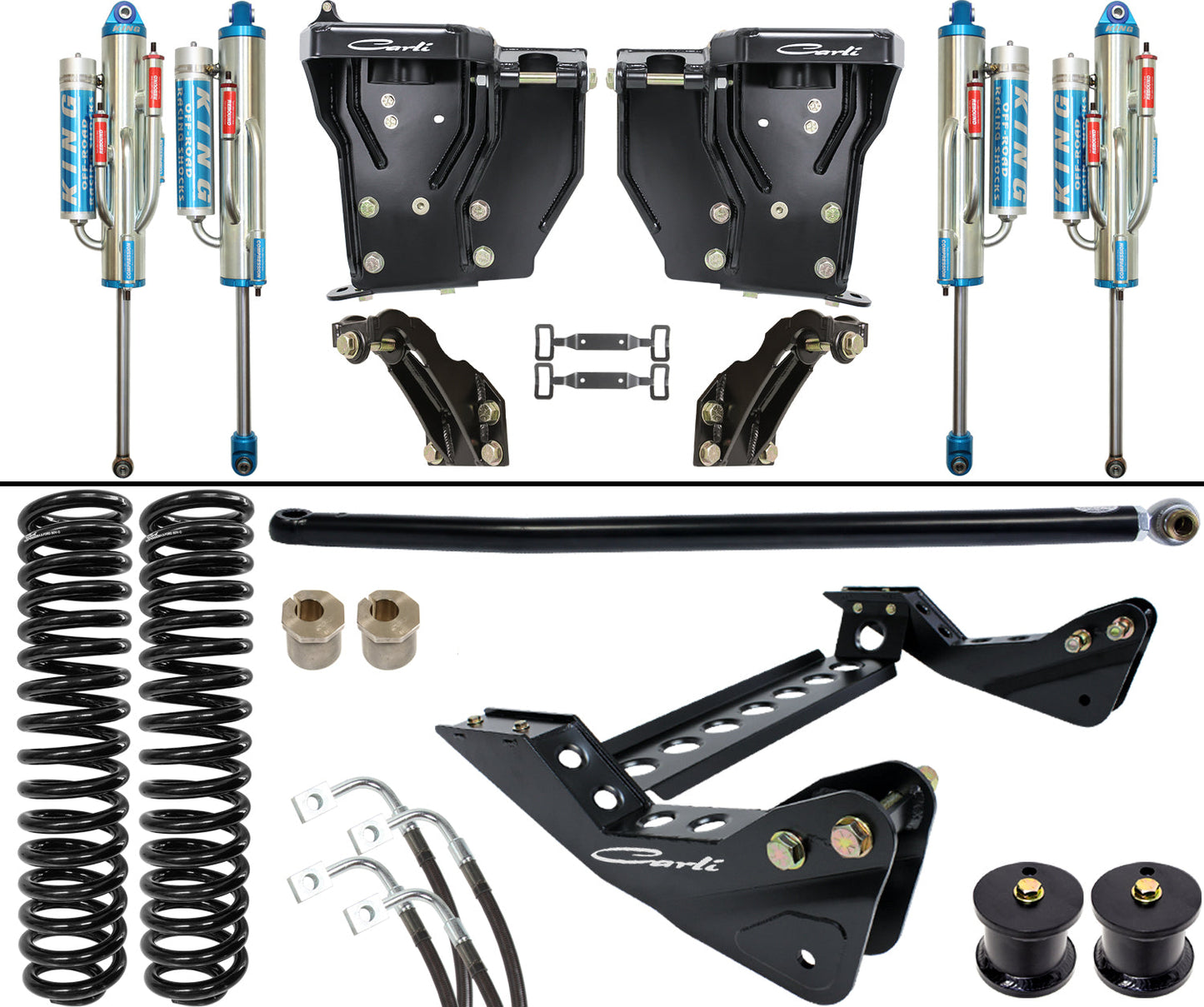 Unchained 3.0 Bypass System Base 4.5 Lift 2008-10 Ford F250/F350 Carli Suspension Carli Suspension