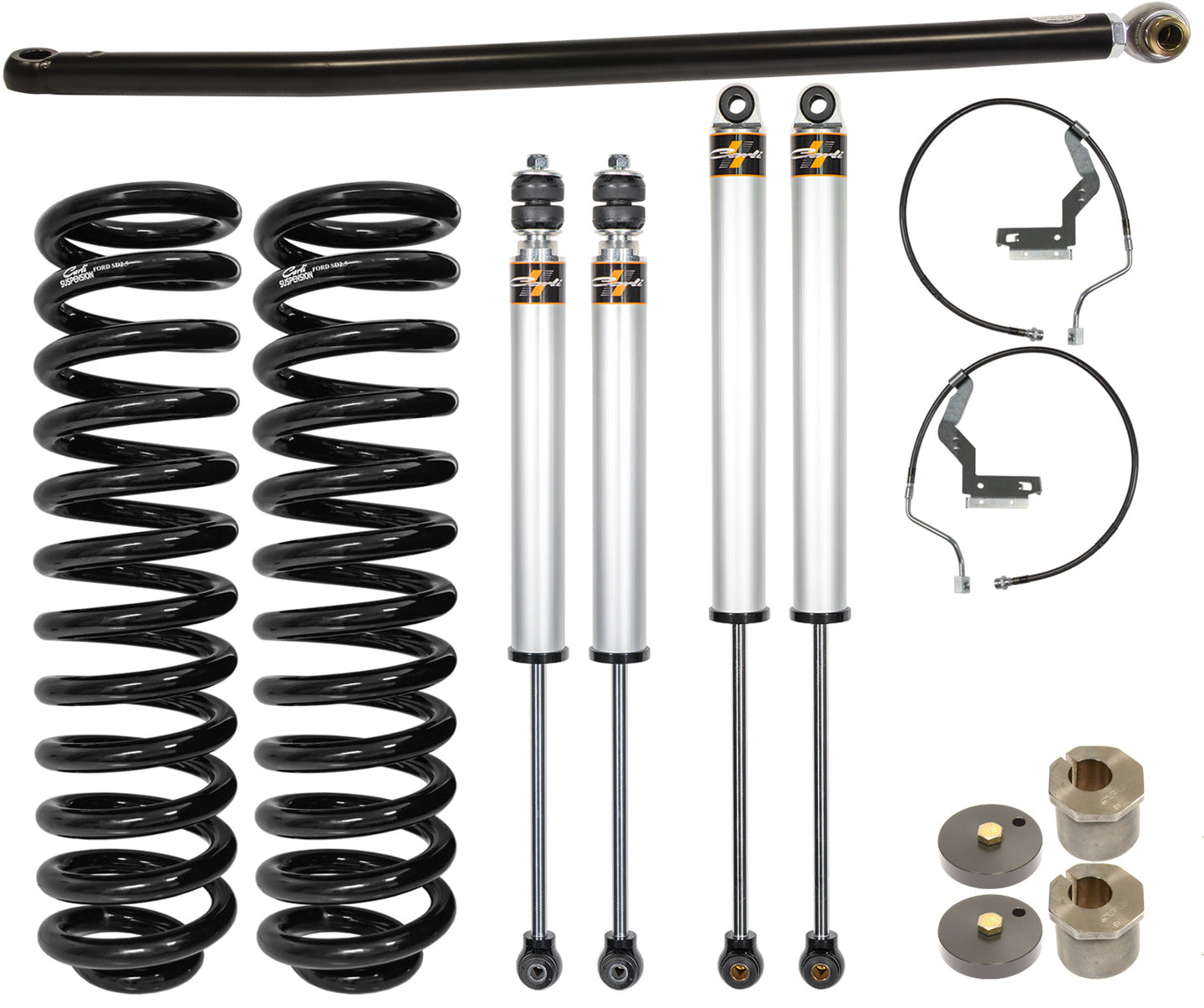 Commuter Leveling System Base 2.5 inch Lift 2008-10 Ford F250/F350 Diesel FSP Carli Suspension Carli Suspension