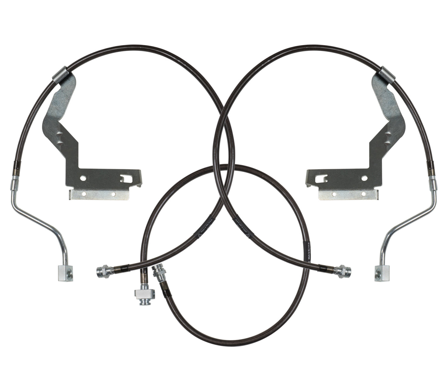 Hardware Braided Brake Lines 4.5 Inch System 2005-2007 Ford F250/F350 Carli Suspension Carli Suspension