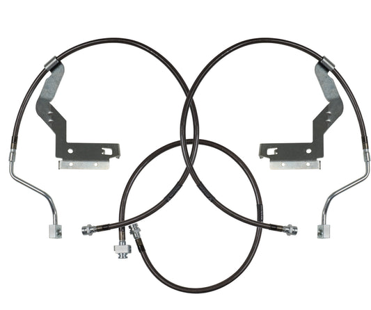 Hardware Braided Brake Lines 4.5 Inch System 2008-2011 Ford F250/F350 Carli Suspension Carli Suspension