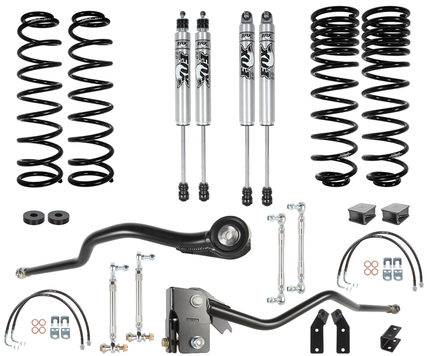 Commuter 2.0 System Base 3 Lift 2007-17 Jeep Wrangler JKU Carli Suspension Carli Suspension