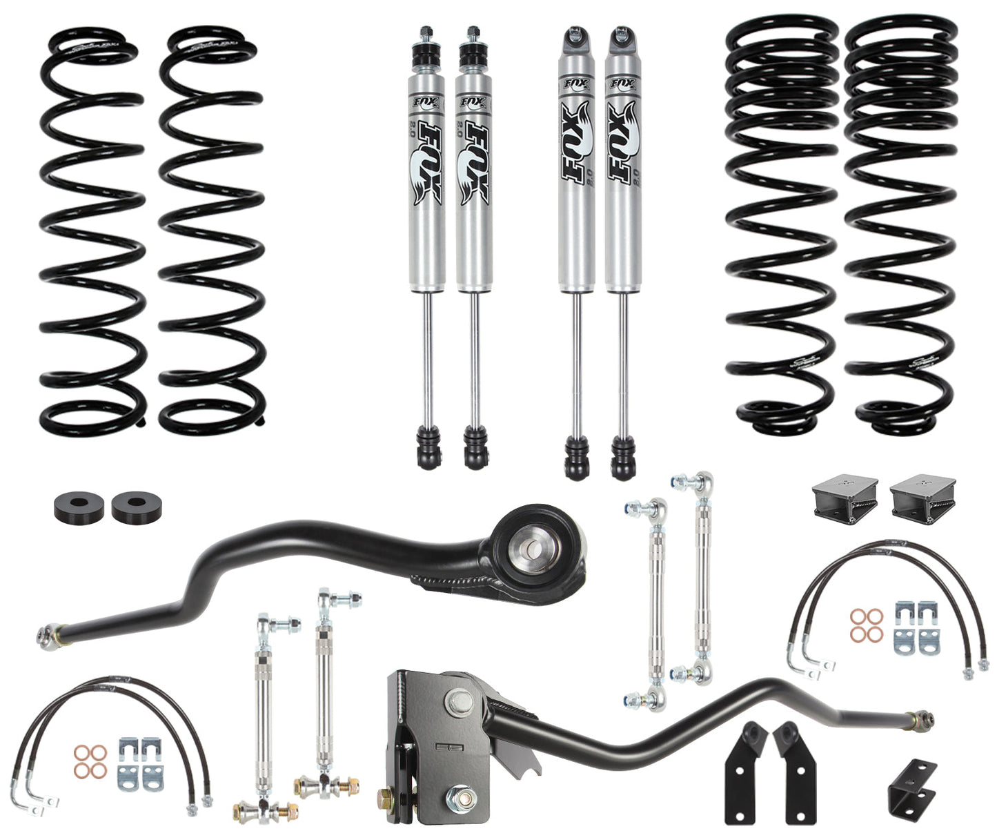 Commuter 2.0 System Base 3 Lift 2007-17 Jeep Wrangler JKU Carli Suspension Carli Suspension