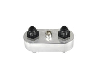 Case Cooler Line Manifold Adapter w/ Two -6 AN Fittings