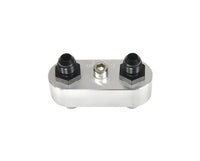 Case Cooler Line Manifold Adapter w/ Two -6 AN Fittings