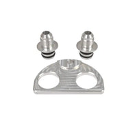 Case Cooler Line Manifold Adapter w/ Two -8 AN Fittings