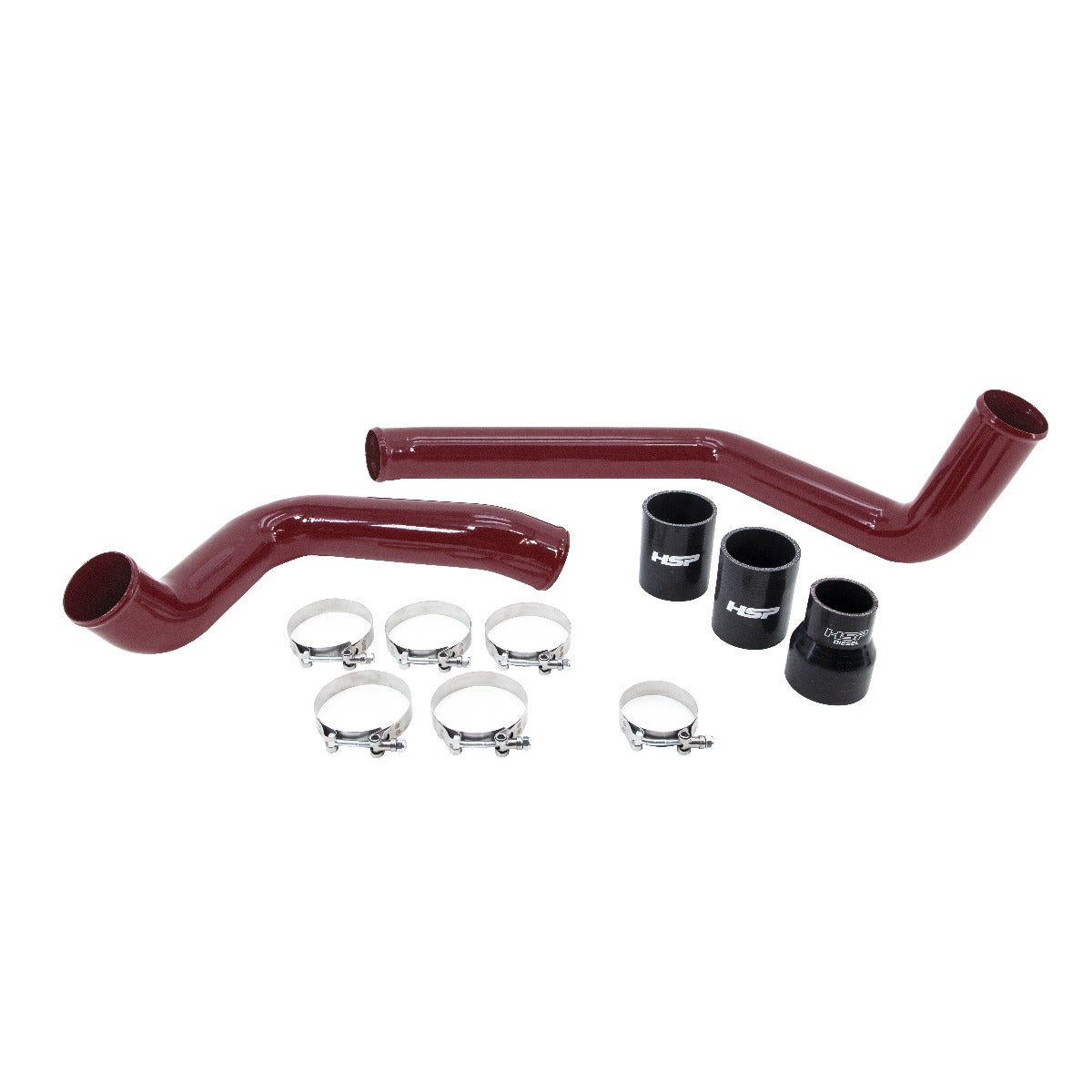 HSP Intercooler Bundle Kit For 2004.5-2005 Silverado/Sierra 2500/3500-Illusion Cherry - HSP Diesel