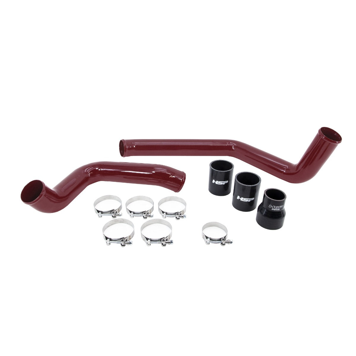 HSP Intercooler Bundle Kit For 2004.5-2005 Silverado/Sierra 2500/3500-Illusion Cherry