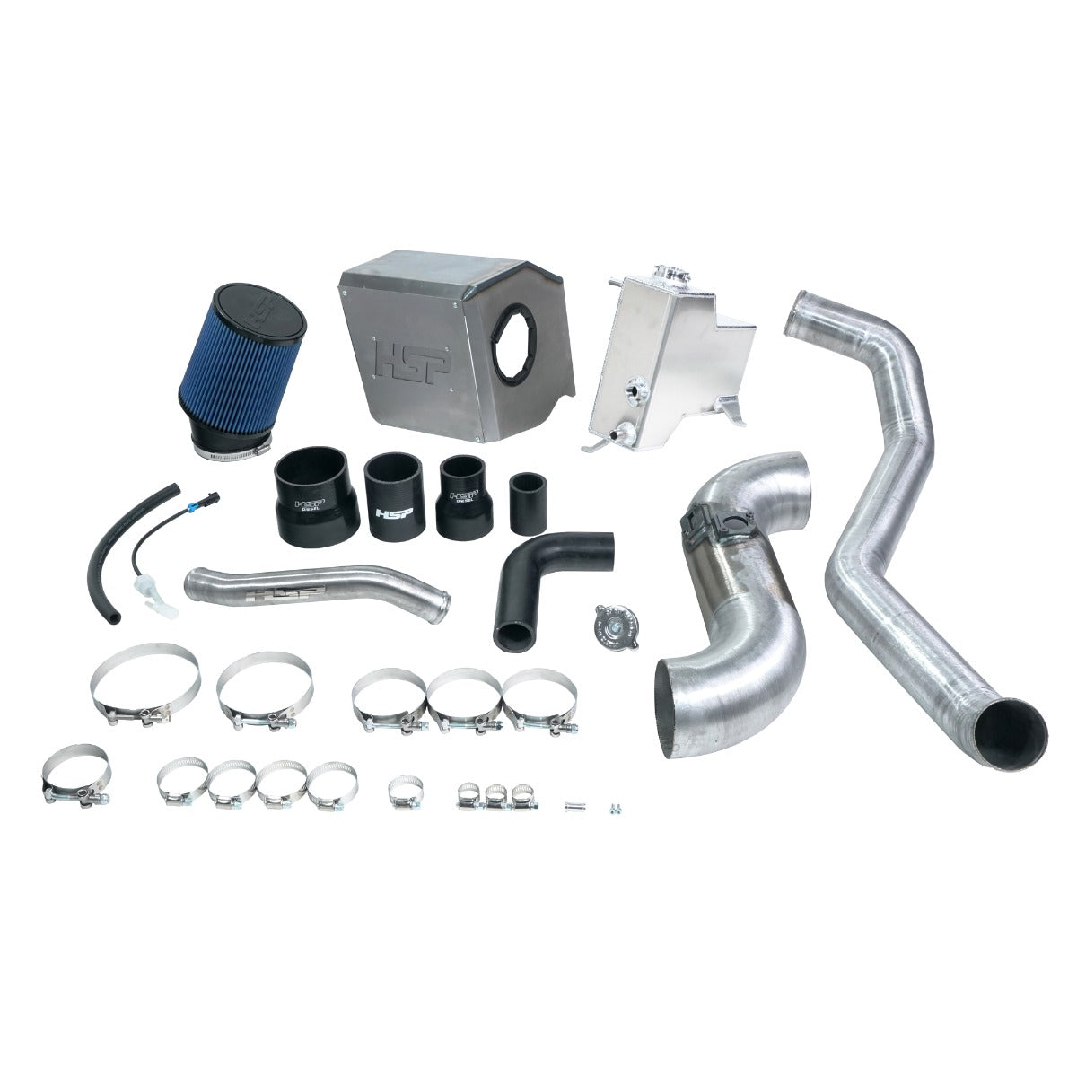HSP Deluxe No Bridge/Cold Side Bundle Kit For 2013-2014 Silverado/Sierra 2500/3500-Ink Black - HSP Diesel