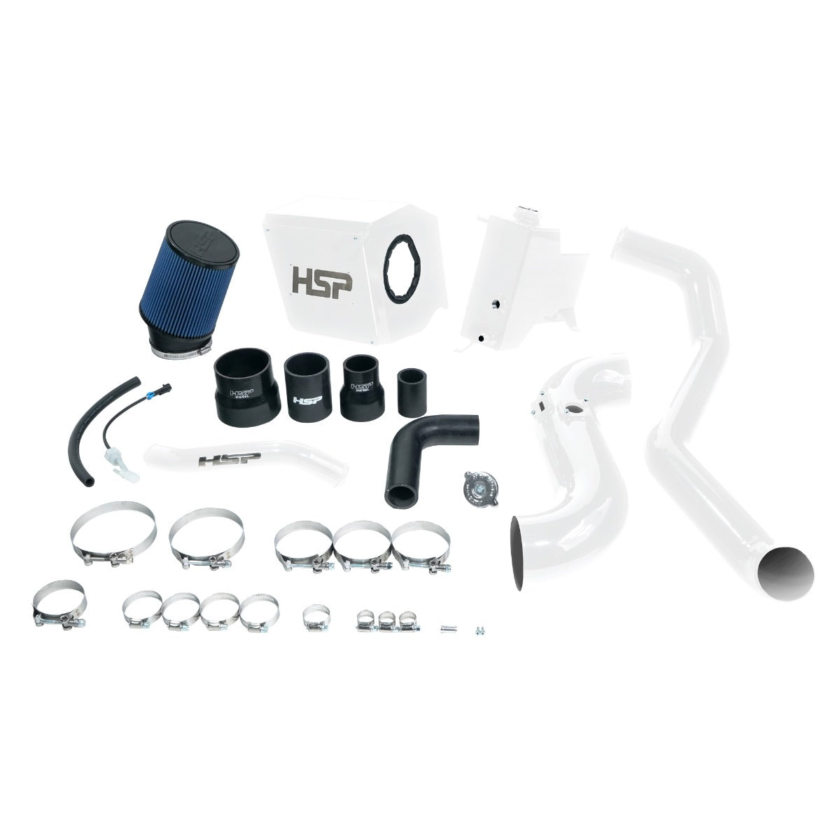 HSP Deluxe No Bridge/Cold Side Bundle Kit For 2013-2014 Silverado/Sierra 2500/3500-RAW
