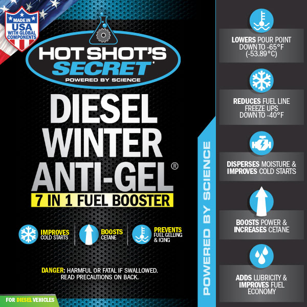 Hot Shot's Secret Diesel Winter Anti-Gel - TAMELESS PERFORMANCE