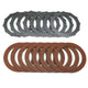 Direct Clutch Plate Kit, 8 Raybestos Stage 1