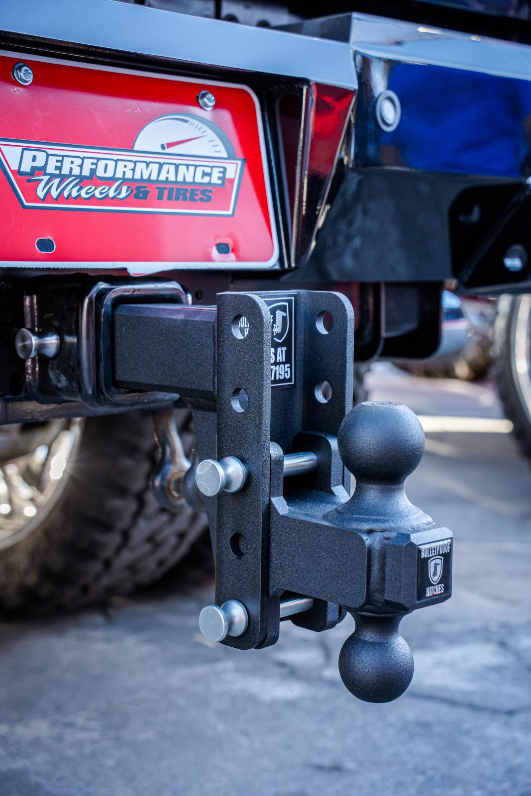 2.5 inch Extreme Duty 4 inch Drop/Rise Hitch BulletProof Hitch BulletProof Hitches