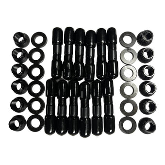 compare product Heavy Duty Exhaust Manifold Stud Kit for Dodge/Ram (1994-20) 5.9L and 6.7L Cummins Diesel (Black Oxide) Gator Fasteners
