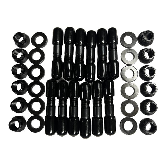 Heavy Duty Exhaust Manifold Stud Kit for Dodge/Ram (1994-20) 5.9L and 6.7L Cummins Diesel (Black Oxide) Gator Fasteners Gator Fasteners