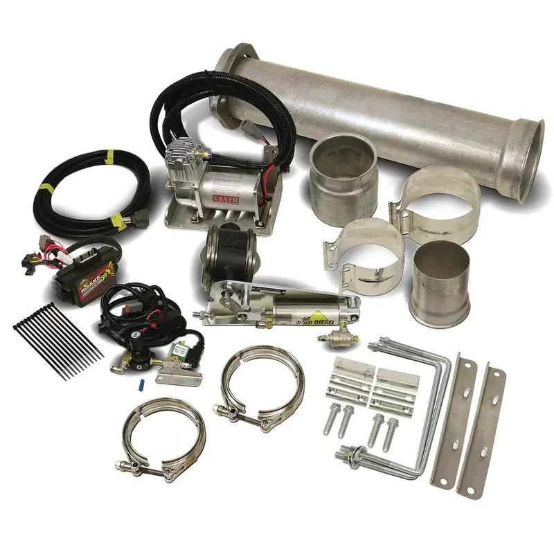 EXHAUST BRAKE (REMOTE) c/w AIR COMPRESSOR FORD 6.7L POWER STROKE 2011-2016 BD Diesel