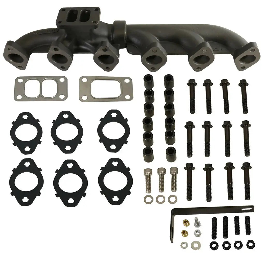 EXHAUST MANIFOLD KIT STOCK MOUNT DODGE 5.9L CUMMINS 2003-2007 BD Diesel