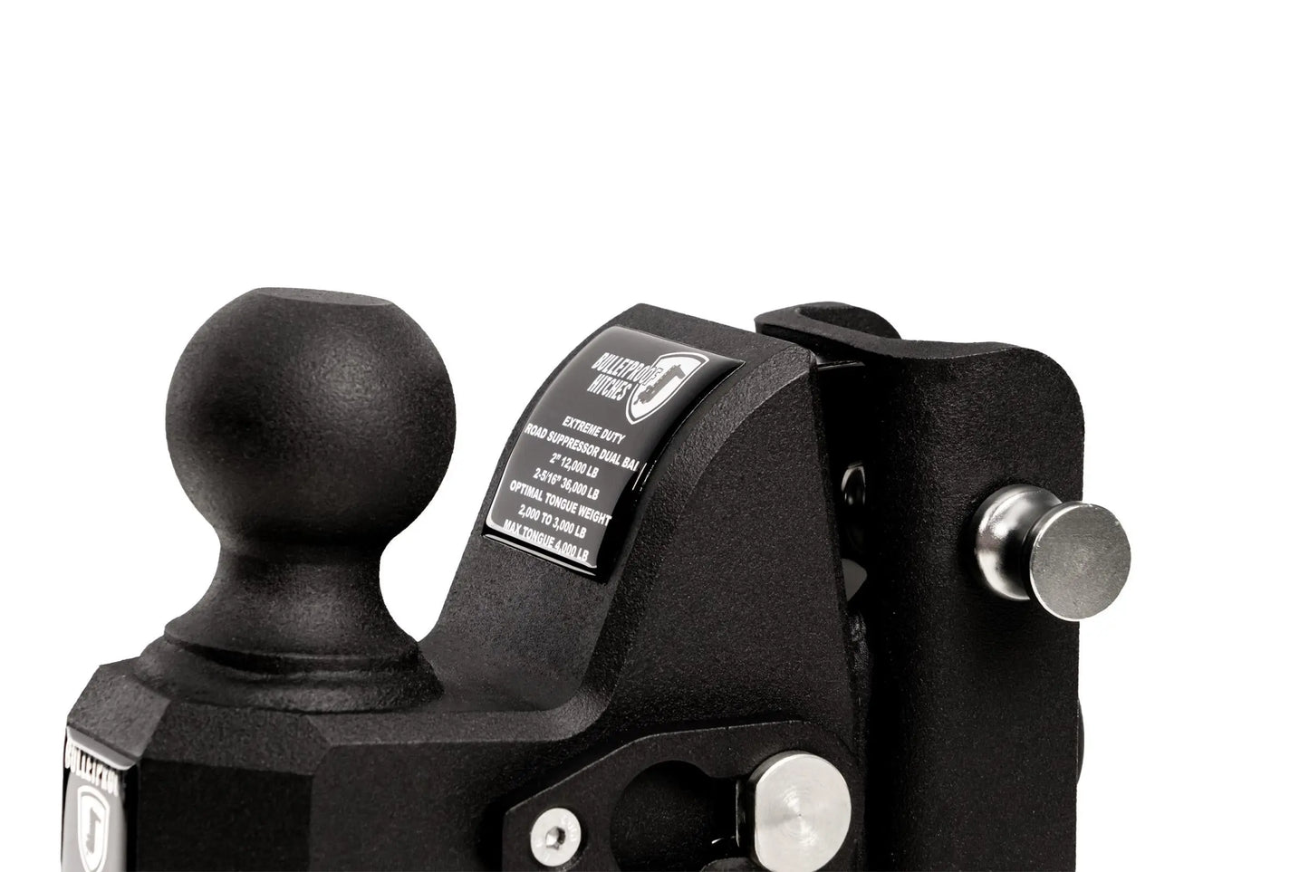 Extreme Duty Road Suppressor Dual Ball BulletProof Hitch BulletProof Hitches