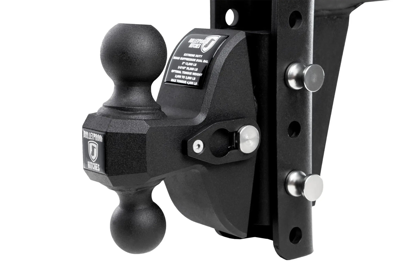Extreme Duty Road Suppressor Dual Ball BulletProof Hitch BulletProof Hitches