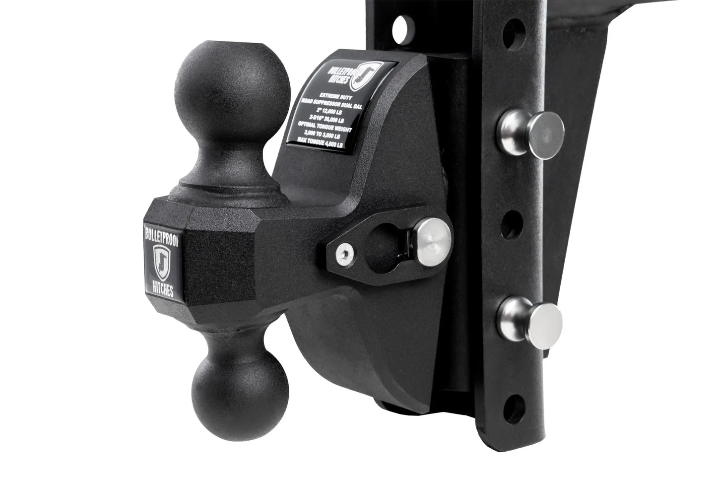 Extreme Duty Road Suppressor Dual Ball BulletProof Hitch BulletProof Hitches