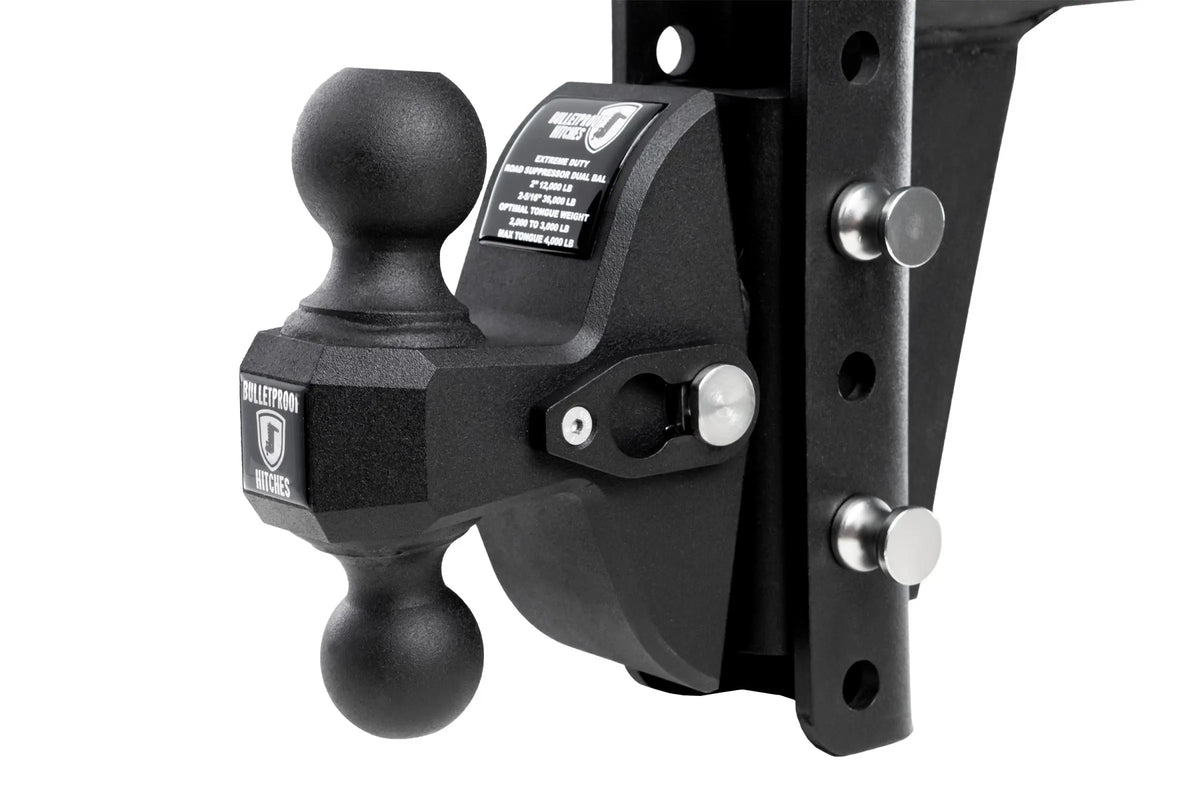 Extreme Duty Road Suppressor Dual Ball BulletProof Hitch BulletProof Hitches