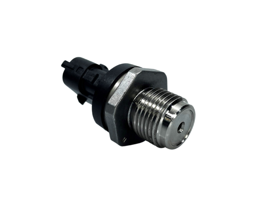 Exergy Performance 0-2200 Bar (32,000 PSI) Rail Pressure Sensor for high-performance diesel engines and fuel systems, featuring precision monitoring and durability.